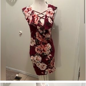 NWT MILEY + MOLLY women’s floral dress; size Large easter